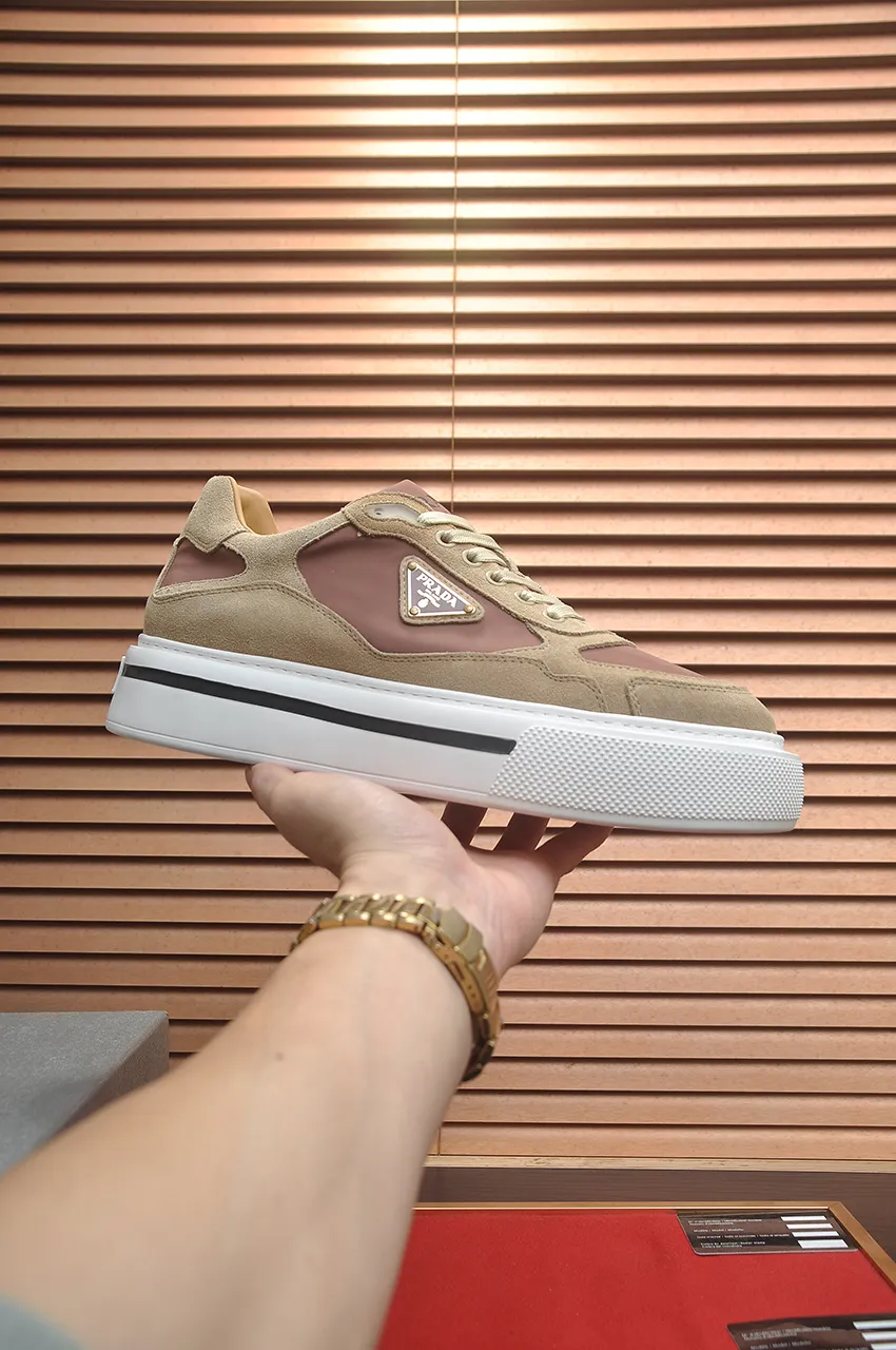 Men's shoes 💰580💶【PRADA】Top original, new season, high quality original goods, top imported calfskin with original imported glue, imported cowhide inside with original cowhide feet, original outsole! Quality guaranteed! Code 38-45 (45 customized)